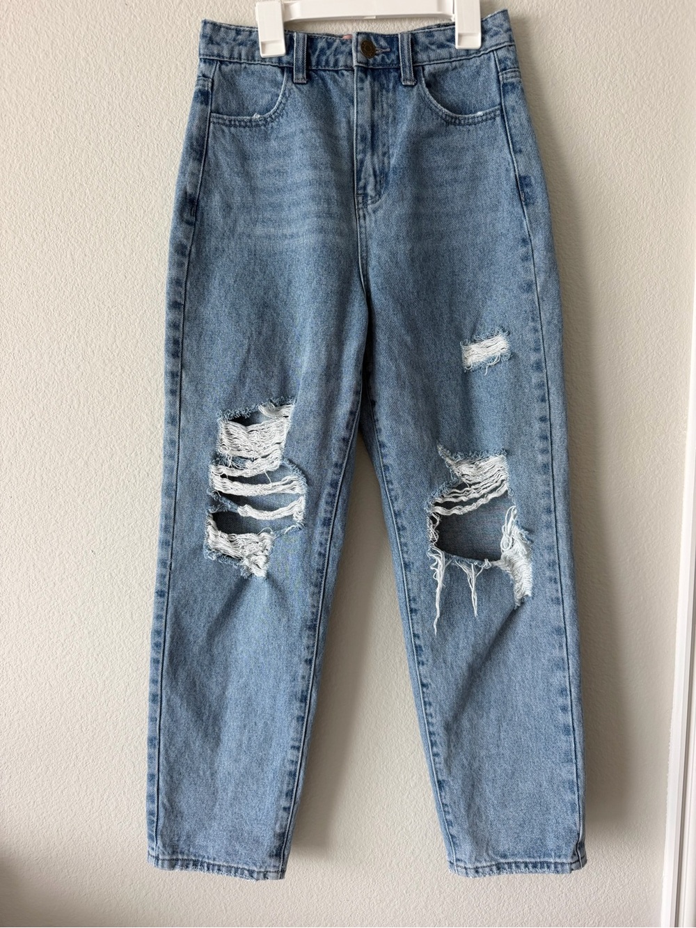 Show Me Your Mumu Boston Boyfriend Jeans Vintage Distressed Denim Ripped Boho 24